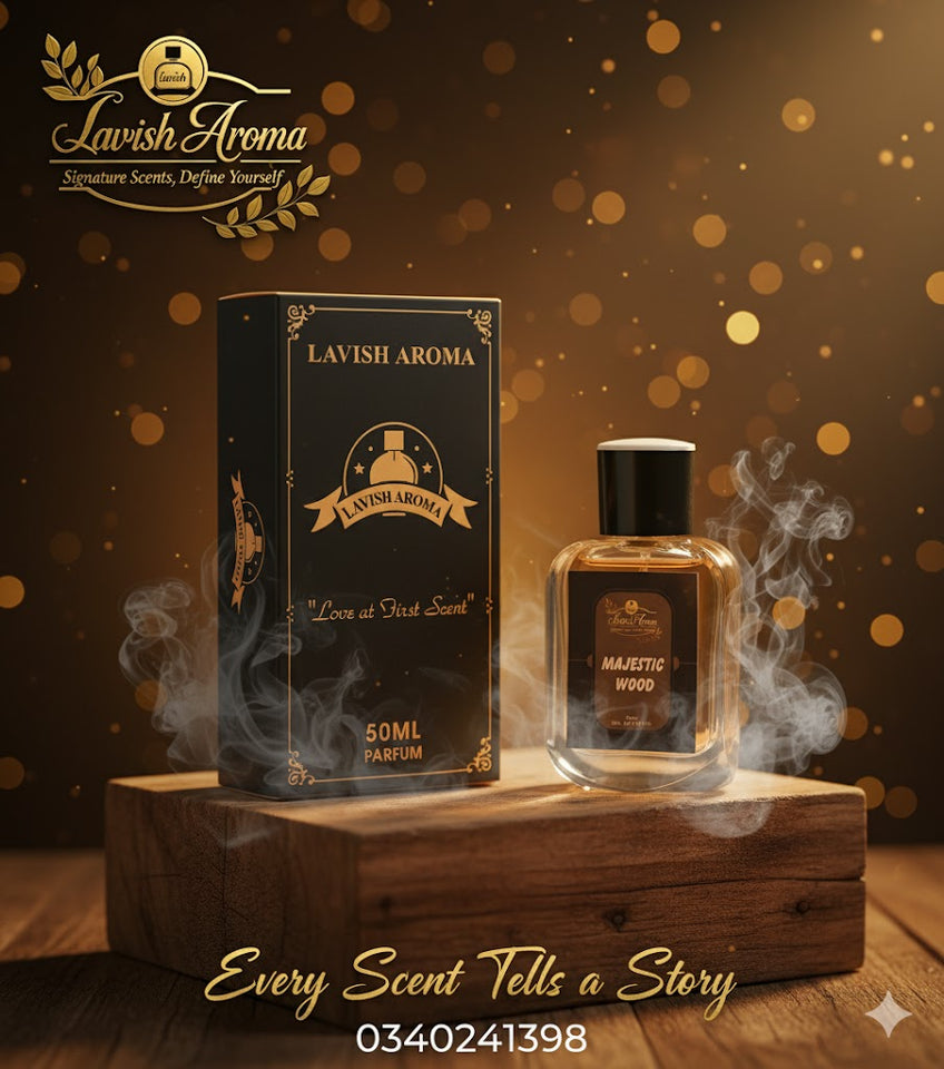 Lavish Aroma – Majestic Wood Sophisticated Luxury Perfume 50ml